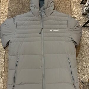 Columbia Men's Charcoal Puffer Jacket